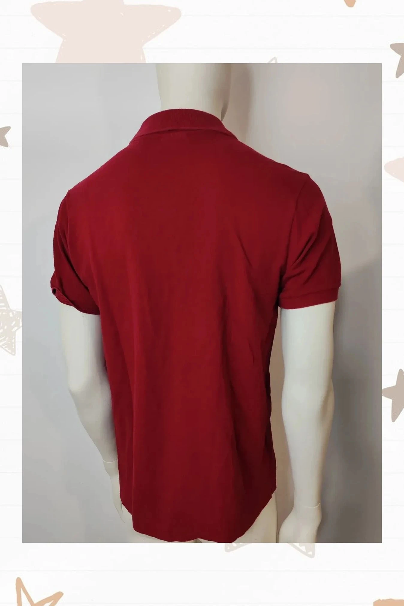 Polo Lacoste granate/bordô – photo 3
